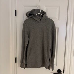 John Elliott grey hoodie with side zippers